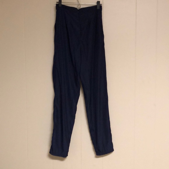 American Apparel Navy Pleated Slacks - Picture 4 of 5